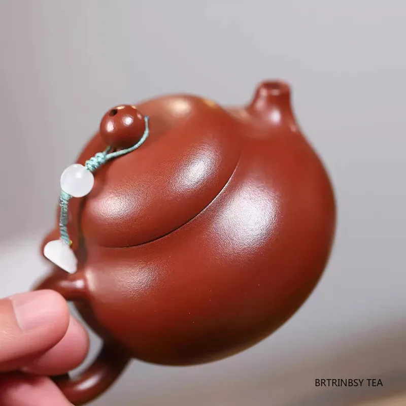 Tradition Yixing Purple Clay Teapot Handmade Raw Ore Dahongpao Tea Pot Cute Household Kettle Chinese Zisha Tea Set Teaware 120ml view 5