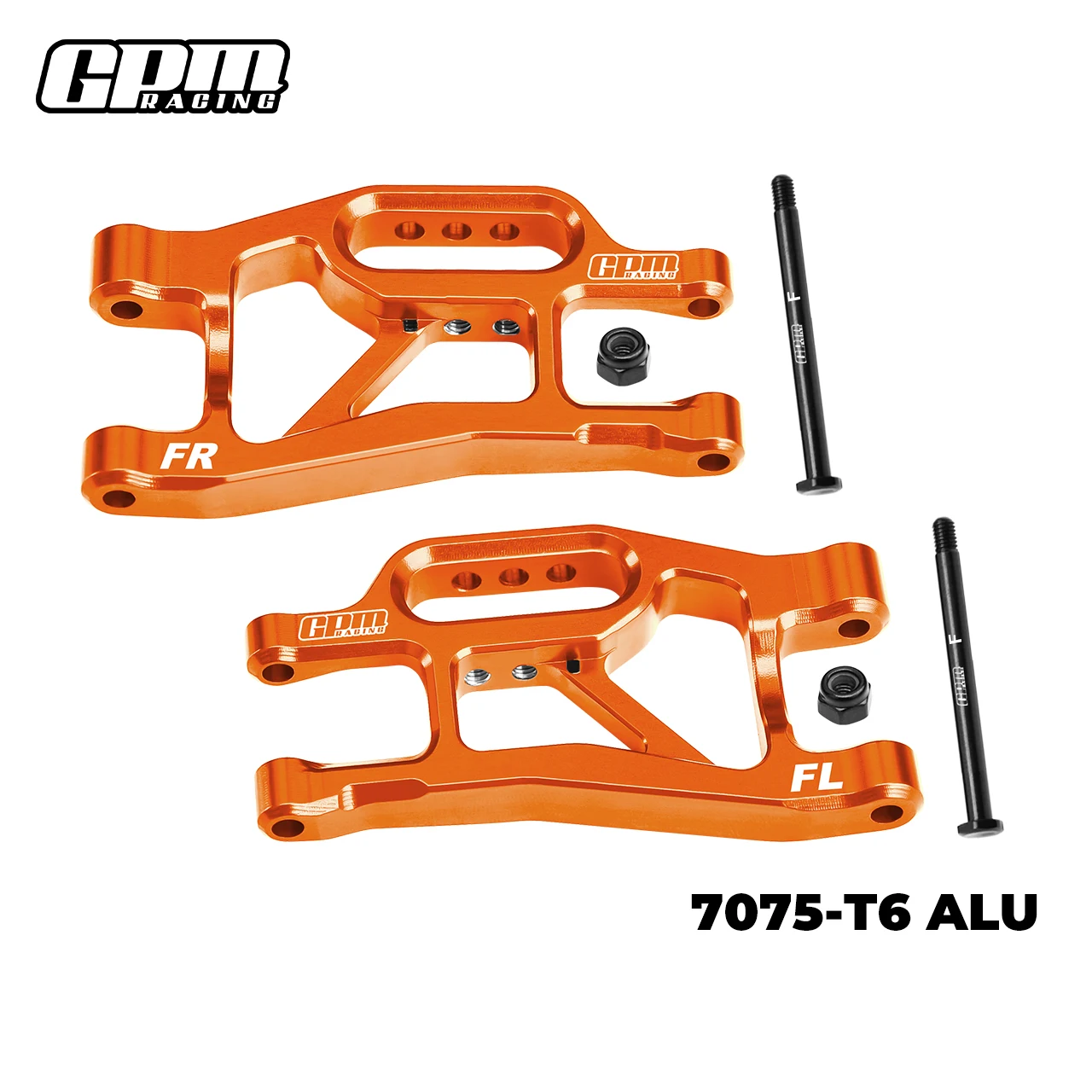 Brazo de suspensión inferior delantera de aleación GPM 7075-T6 para TRAXXAS MINI SLASH 4X4-108164-1