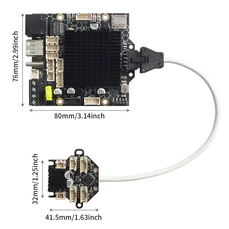 for FYSETC Bullant Motherboard with M36 Board Base on A53 Onboard Tmc2209 GC6609 Drivers Support Klipper for Voron V0 3D