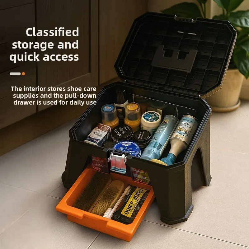 

Горячий портативный чехол для хранения автомобильной мойки, ящик для инструментов для обслуживания, уличная скамейка, табурет для хранения инструментов для авторемонта 2025