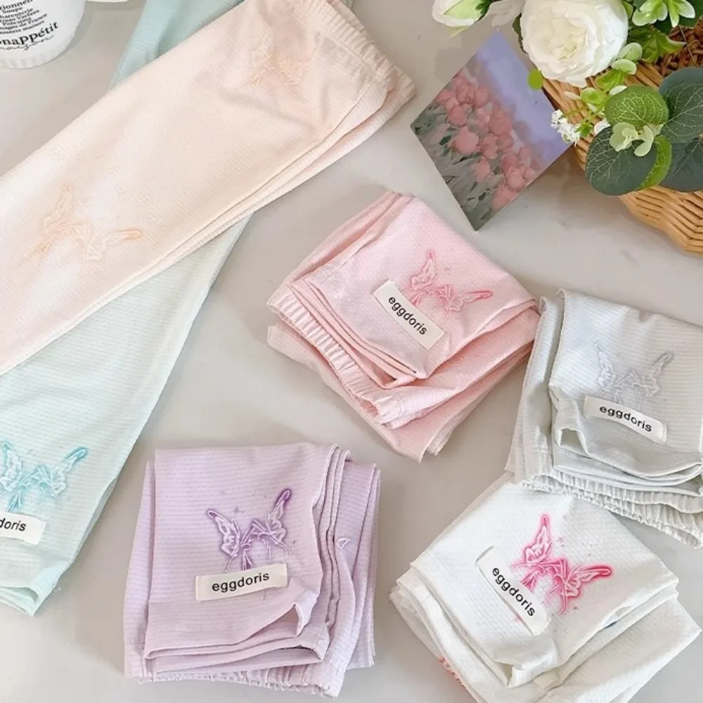 Arm Protection Sunscreen Sleeves UV Protection Sunshade Butterfly Ice Sleeves Breathable Butterfly Print Ice Silk Sleeves