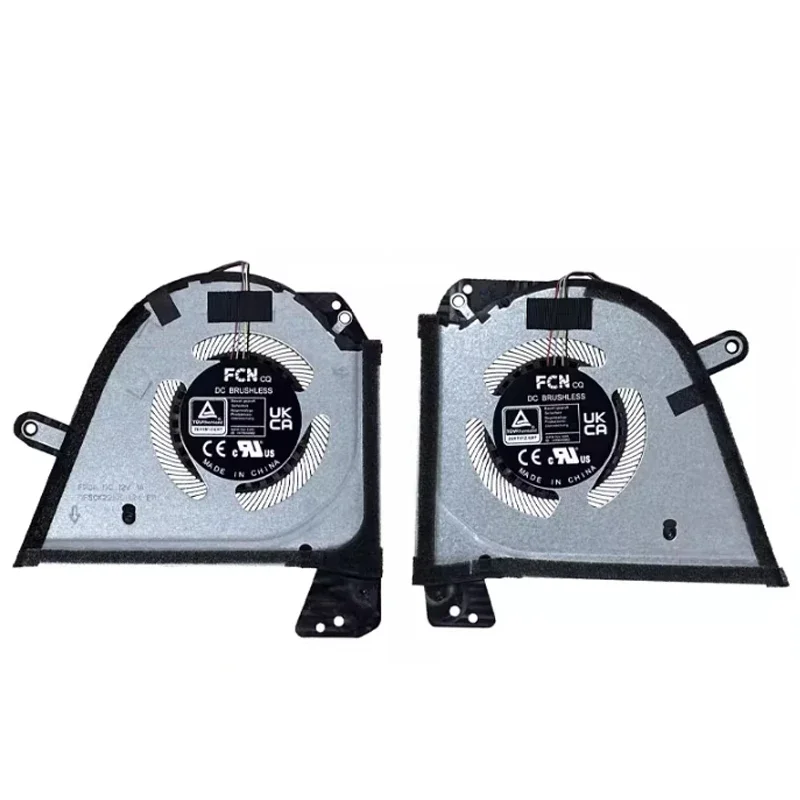 13NR04J0T04211 CPU GPU Cooling Fans For Asus ROG Zephyrus M16 GU603HE GU603HM GU603HR Laptop Cooler Radiator Fan 13NR04J0T03211
