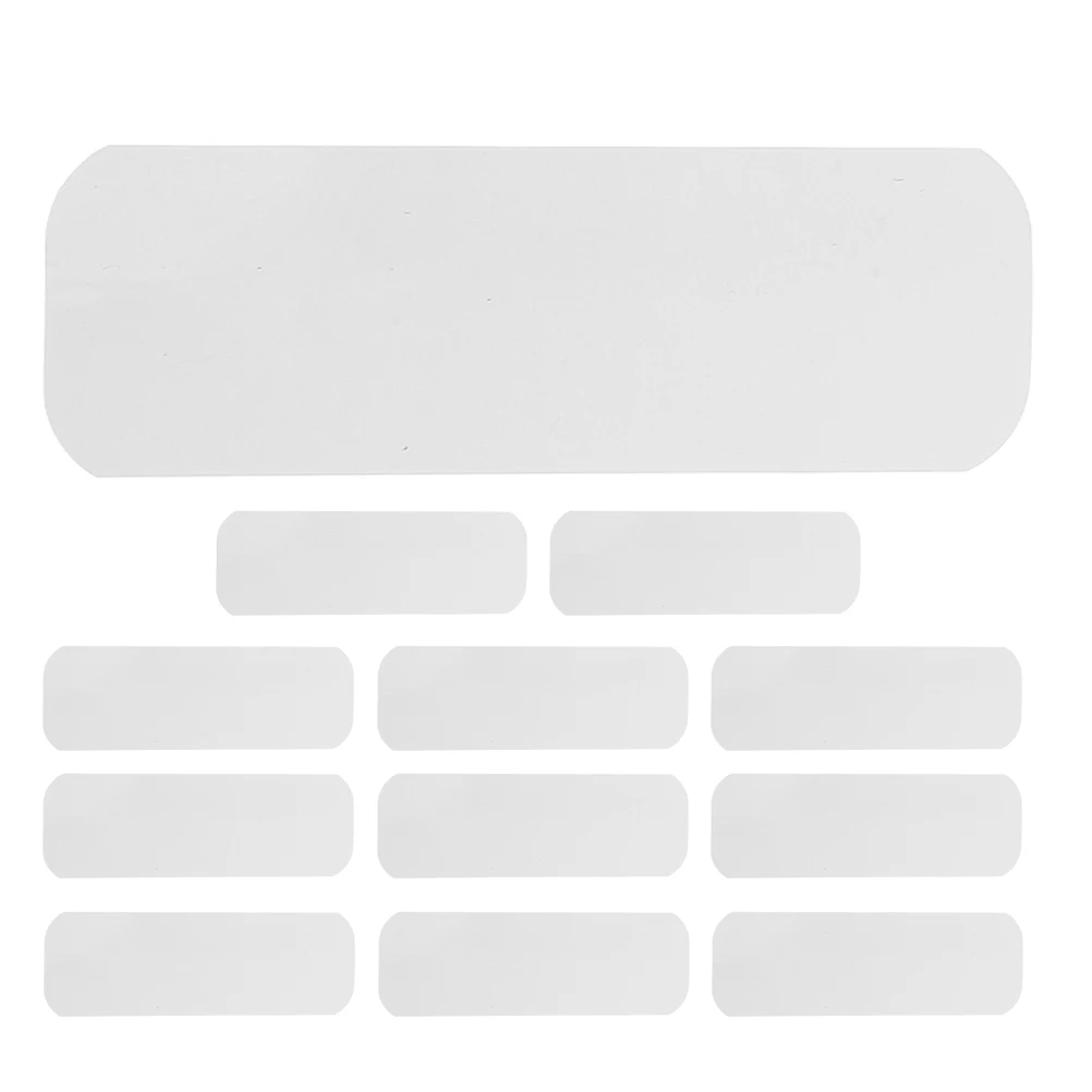 

12 Pcs Window Blind Car Stickers Aluminum Alloy Horizontal Repair Tabs