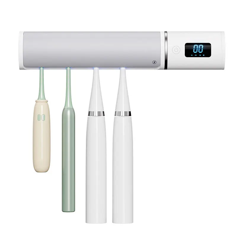 2023 New Toothbrush Sterilizer Intelligent Induction UV Ultraviolet Sterilization Air Drying Toothbrush Case Toothbrush Holder