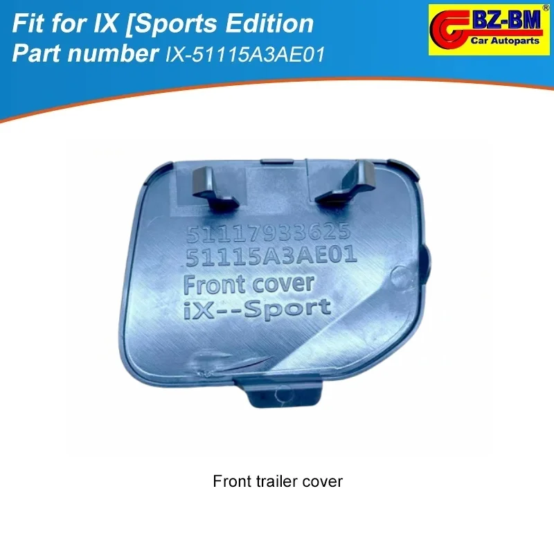 

OEM 51115A3AE01 Автозапчасти для заливки бампера, крышка буксировочного крюка, накладка автомобиля, передний бампер для BMW IX M-Sport SUV