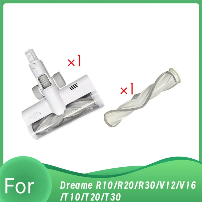 

B07B-Electric Floor Brush Head For Dreame R10/R20/R30/V12/V16/T10/T20/T3 Vacuum Cleaner Accessories For Hardwood Floor Carpets