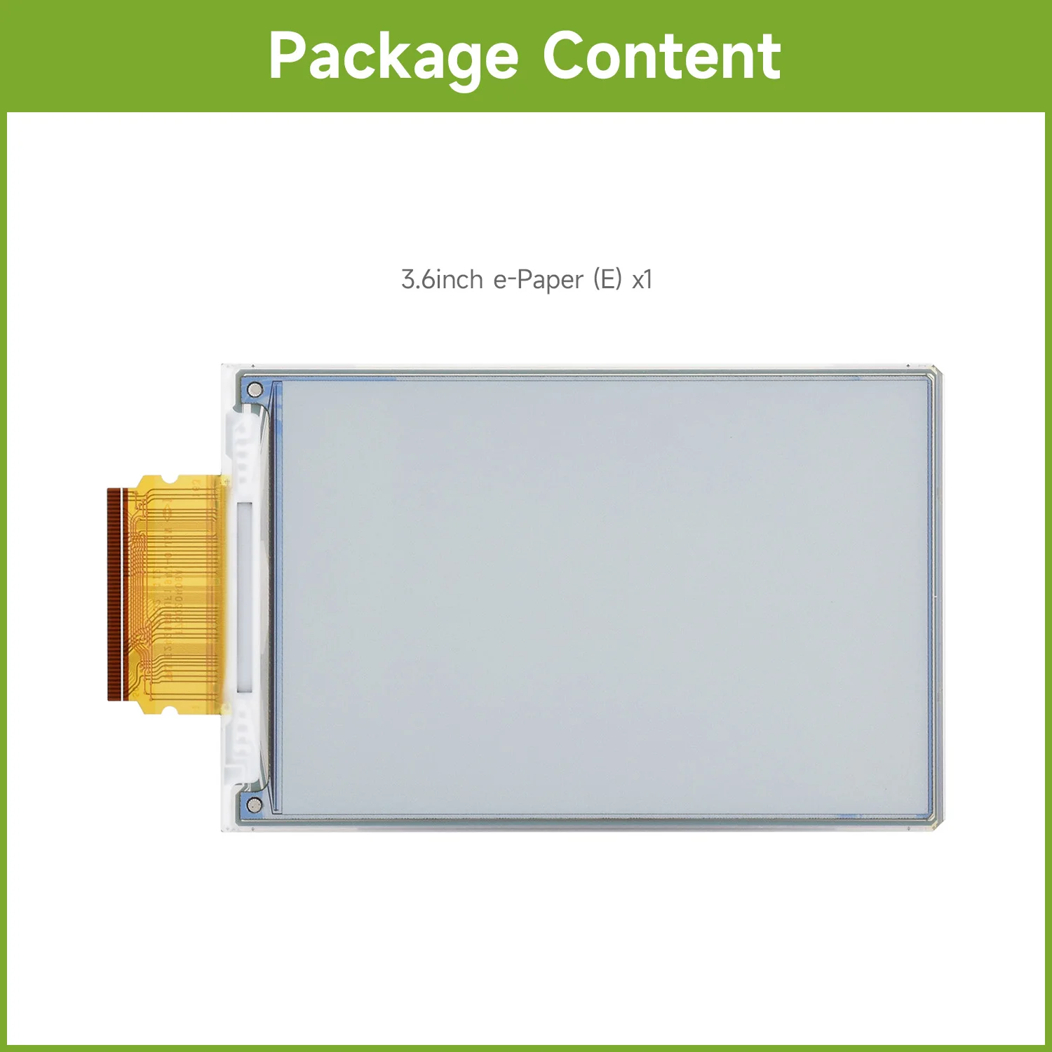 Variant: the raw display only