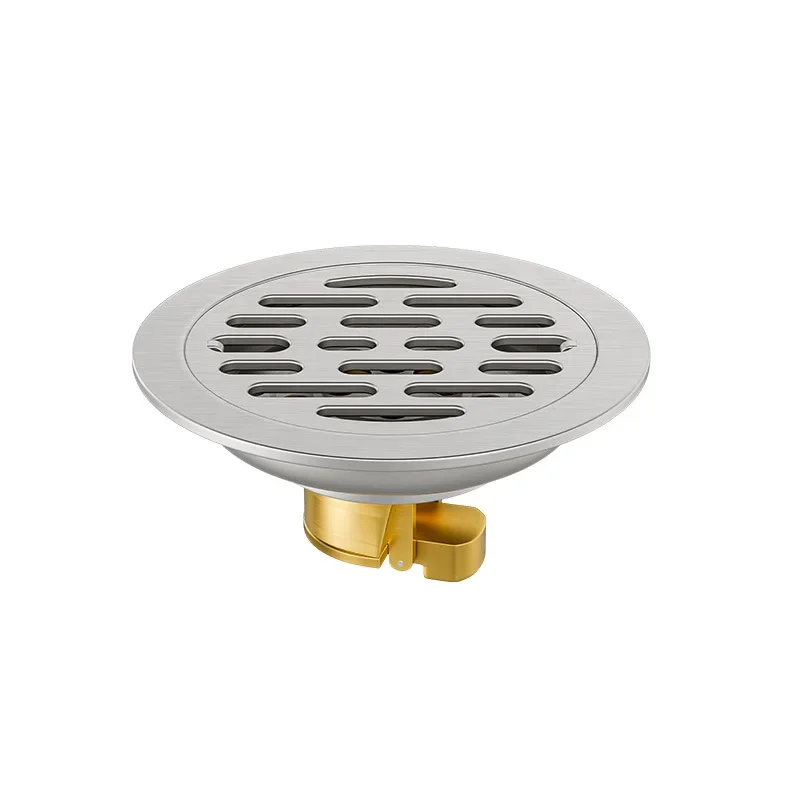 Bathroom washing machine dual-use circular floor drain 304 stainless steel odor proof floor drain