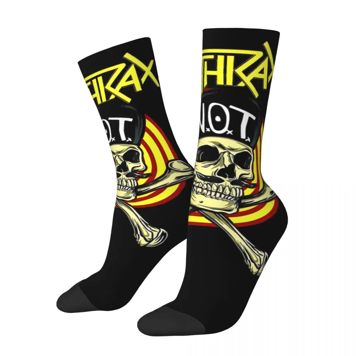 

Men Women ANTHRAX PUNK ROCK BAND Outfits Socks Sweat Absorbing Socks Super Soft For Party Wear