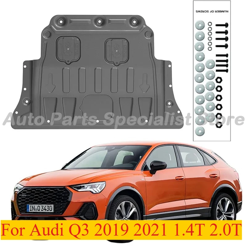 

High Quality Alloy Under Engine Guard Splash Shield Mud Fender For Audi Q3 2019 2021 1.4T 2.0T