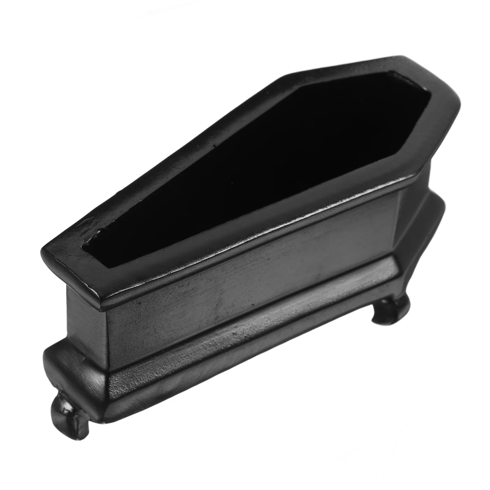 

Gothic Tabletop Planter Coffin Shape Resin Garden Planter Modern Decorative Vase for Flowers Indoor Office Desk Ornament