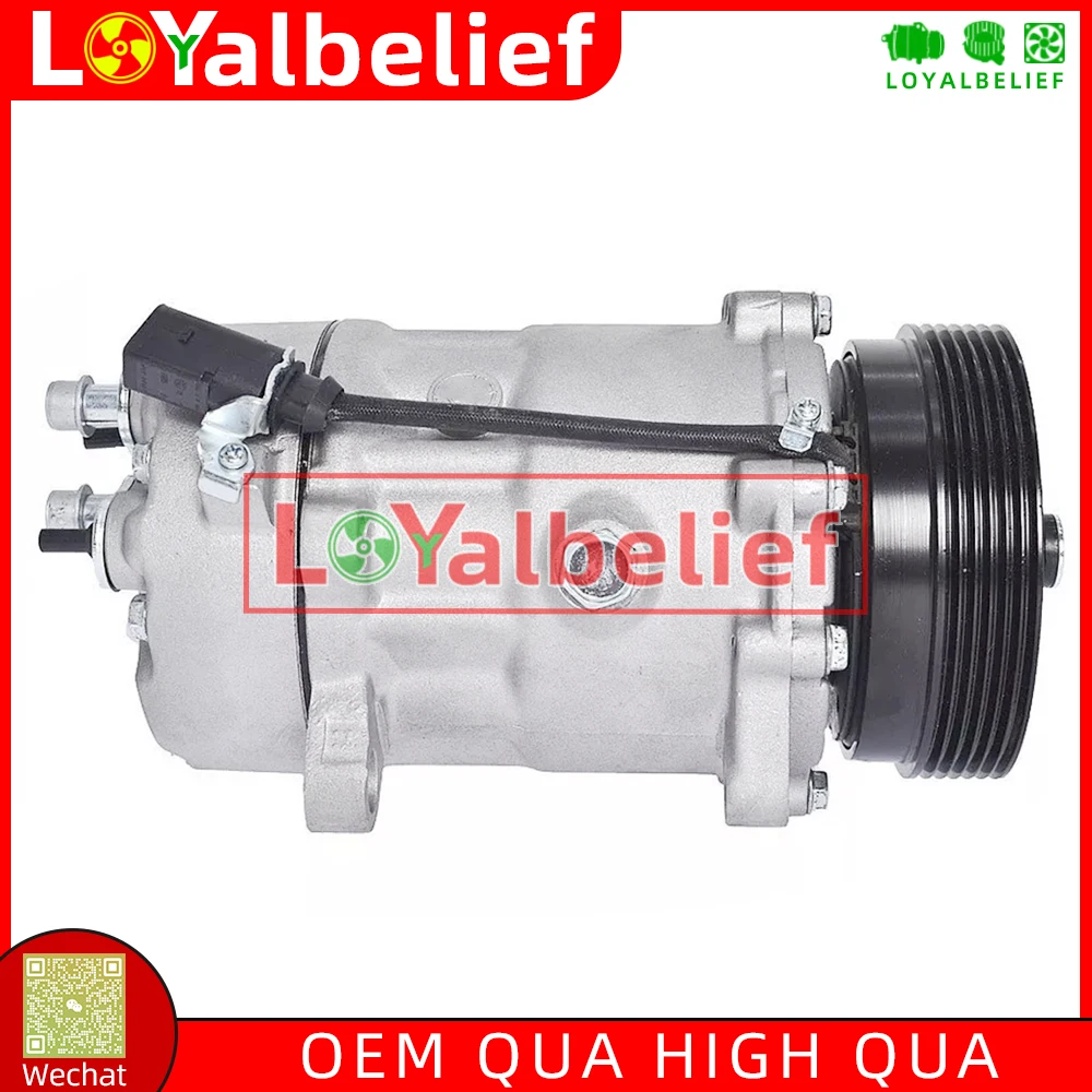 

A/C AC Compressor For Audi TT Quatro VW Volkswagen Jetta Golf Beetle 1J0820803B 1J0820803L 1J0820803F 1215 4717003 533238