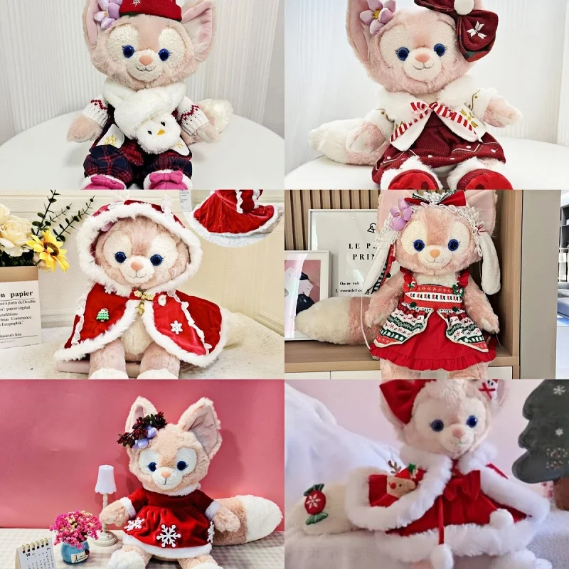 2024 Hot Disney About 40cm Linabell  Doll Clothes Cartoon Kawaii Dress For Christmas Doll For New Year'S Outfit Christmas Gifts