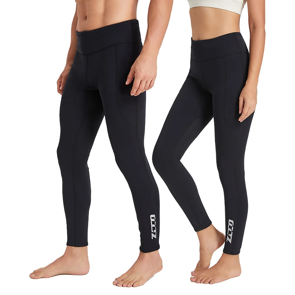 الرجال النساء بذلة السراويل 2 مللي متر/1.5 مللي متر النيوبرين الدافئة طماق للمياه التمارين الرياضية الغوص تصفح السباحة الغوص الغوص التجديف