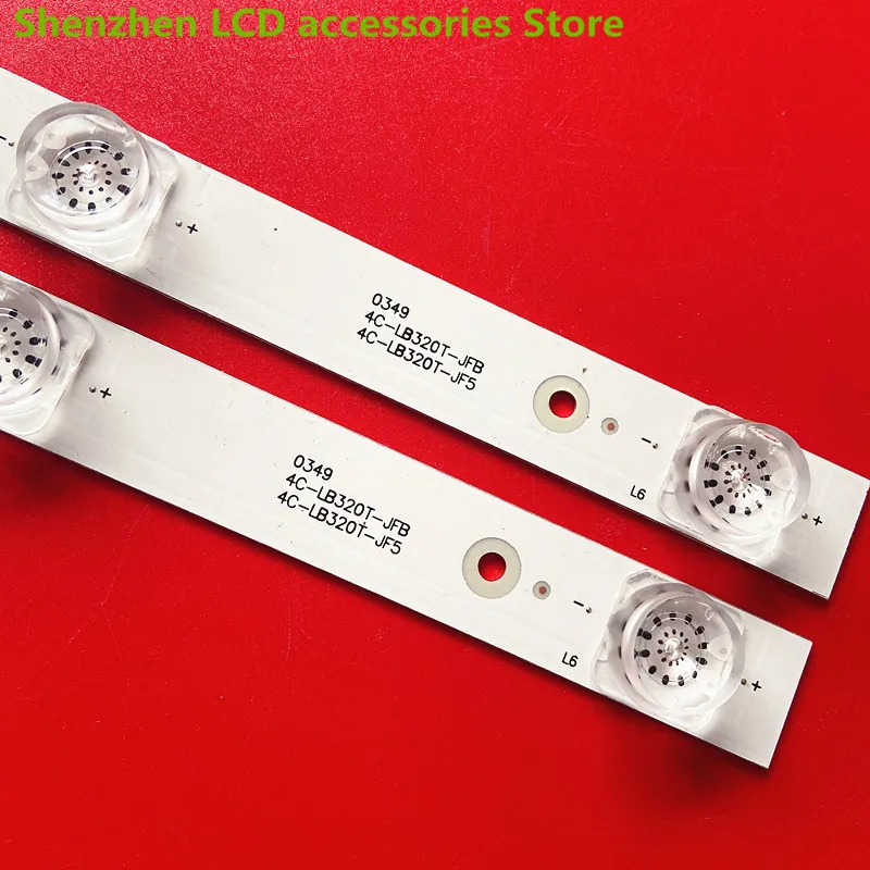 ل هويري 32W550A ضوء بار 4C-LB320T-JF8 JF5 JL.D32061330-004HS-M 505 مللي متر 6LED 3 فولت 100% جديد