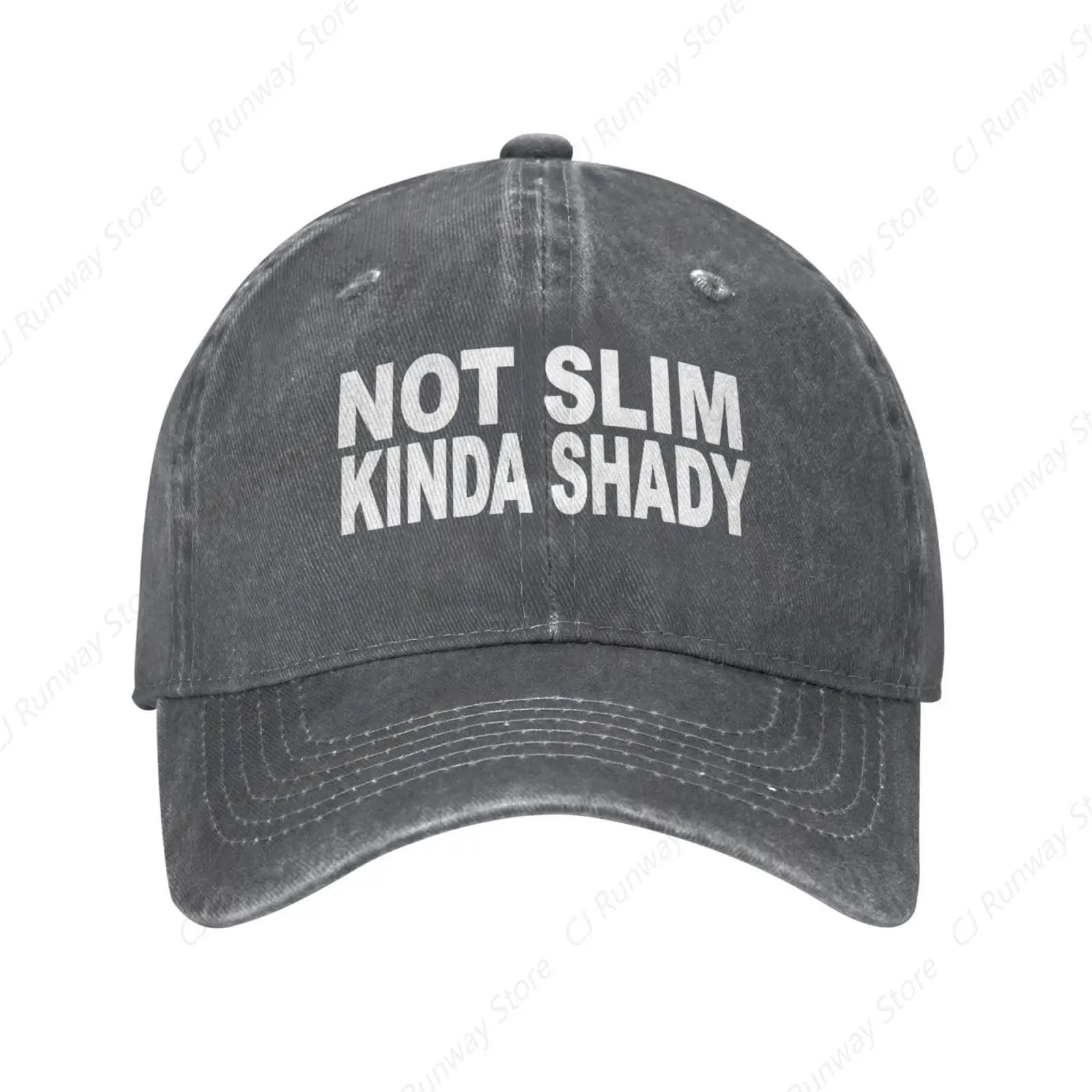 Not Slim Kinda Shady Baseball Cowboy Hat Adjustable Trucker Hat