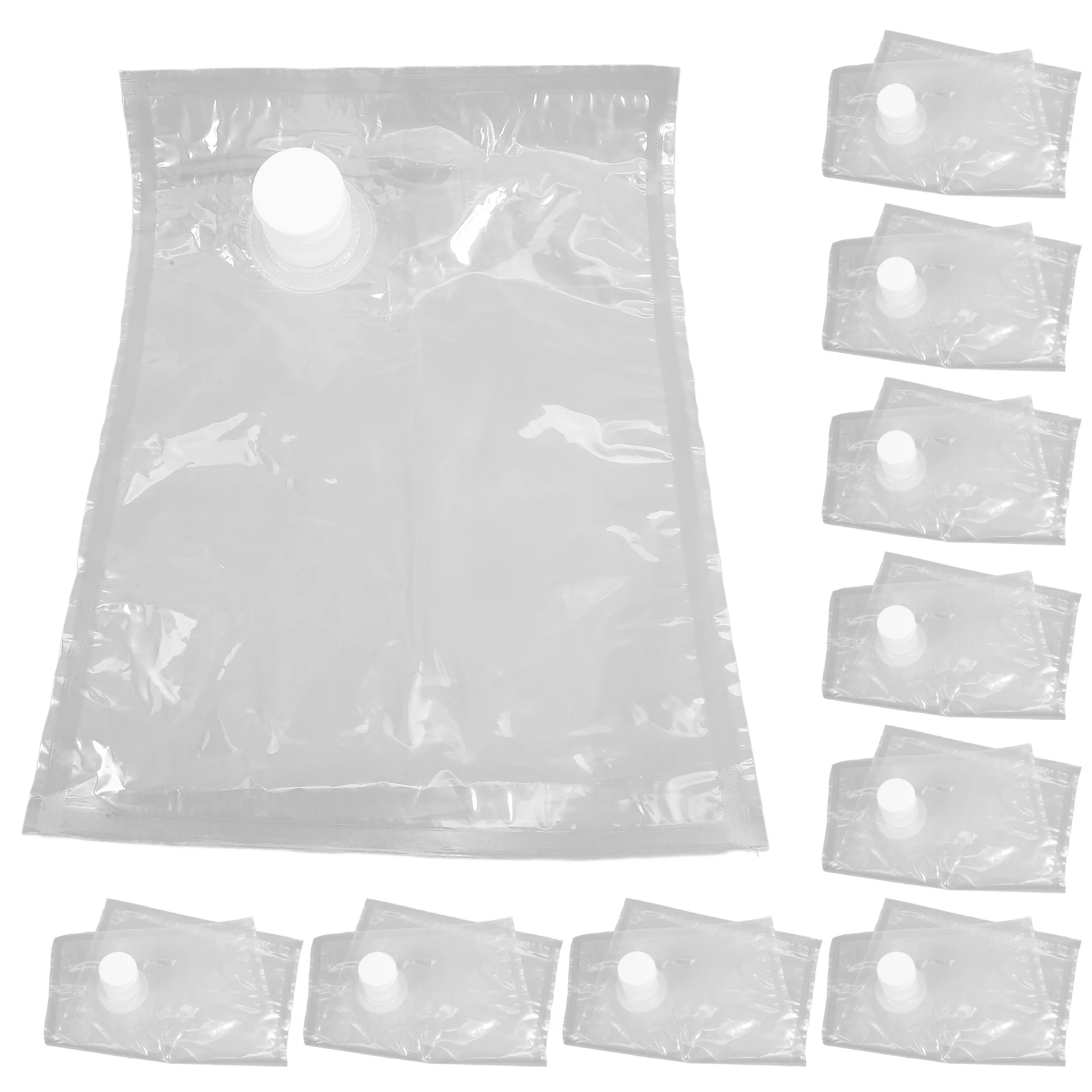 

10pcs 3L Yogurt Drink Juice Packaging Bags Large Capacity Lightweight Portable for Travel Smoothie Liquor Storage