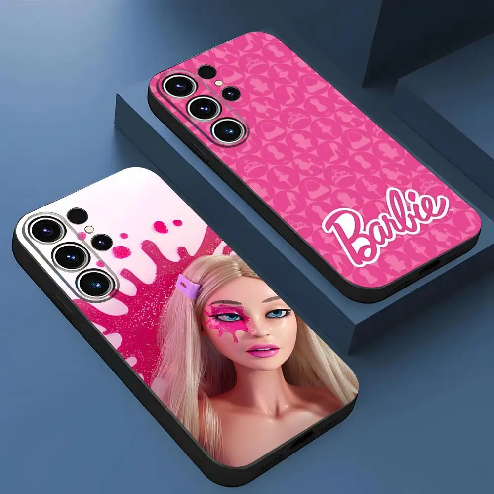 Cute B-Barbies Phone Case For S23 Samsung S24 Ultra S25 S22 S20 Fe S21 Plus A16 A54 A34 A24 A53 A14 Cover