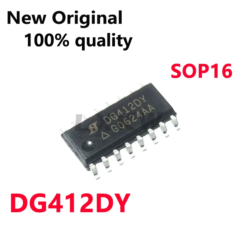 10/PCS New DG412DY DG412D DG412DY-T1-E3 SOP16 Interface switch chip In Stock