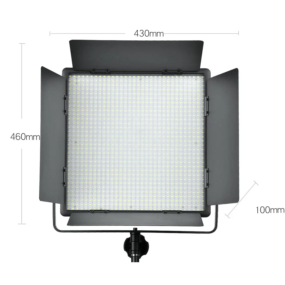 Godox LED1000C Lampu Video Studio untuk Kamera Camcorder Versi Dapat Diganti Jarak Jauh Nirkabel dengan 3300K-5600K Gratis DHL