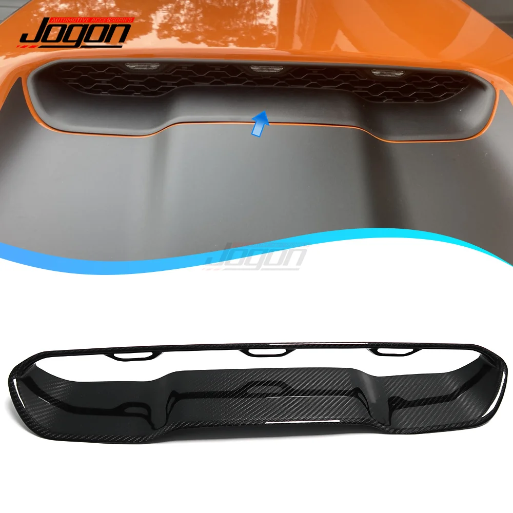 

For Dodge RAM 1500 TRX 2019-2022 Car Front Air Flow Intake Carbon Hood Scoop Vent Bonnet Sticker Cover Exterior Accessories