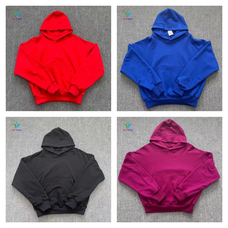 

Heavyweight Multicolour YZY Kanye Hoodie Classic Solid Double Warm Winter Loose Loose Hoodies Pullovers