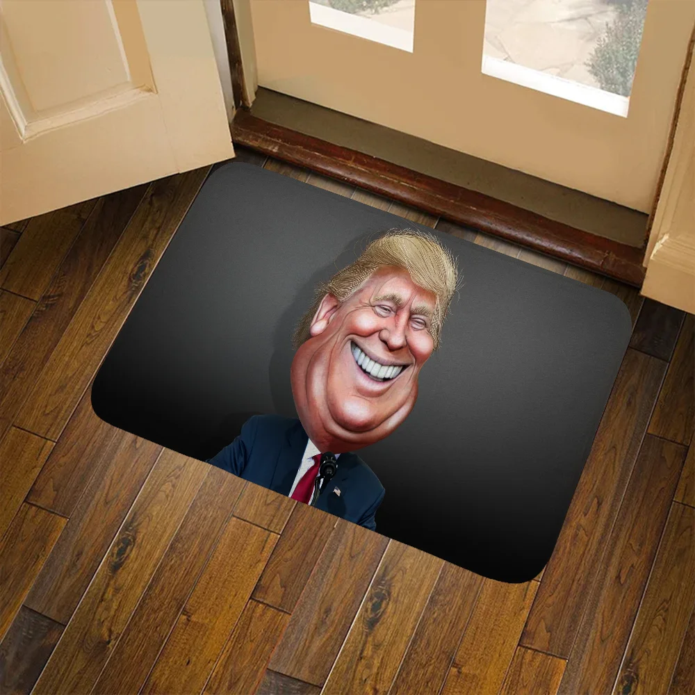 

Trump Doormat Mat for Hallway Welcome Home Kitchen Decoration Non Slip Carpet Absorbent Bathroom Rug Long Corridor Carpet Bath