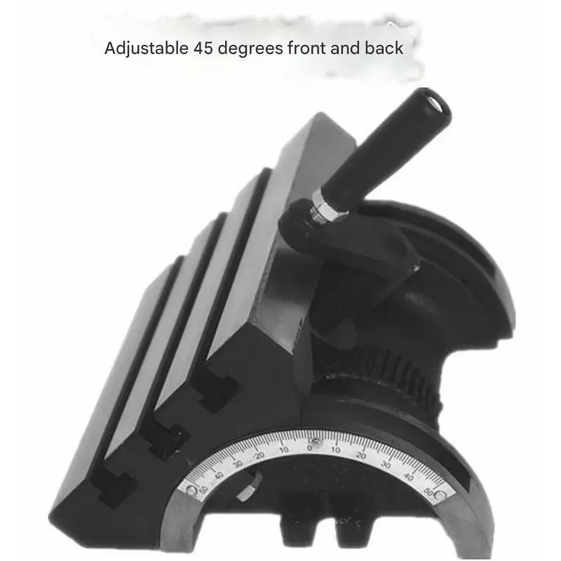 Adjustable Angle Plate Table 7 INCH Milling Machine Adjustable Worktable Tilting Angle Disc Heavy-duty Tilting Platform