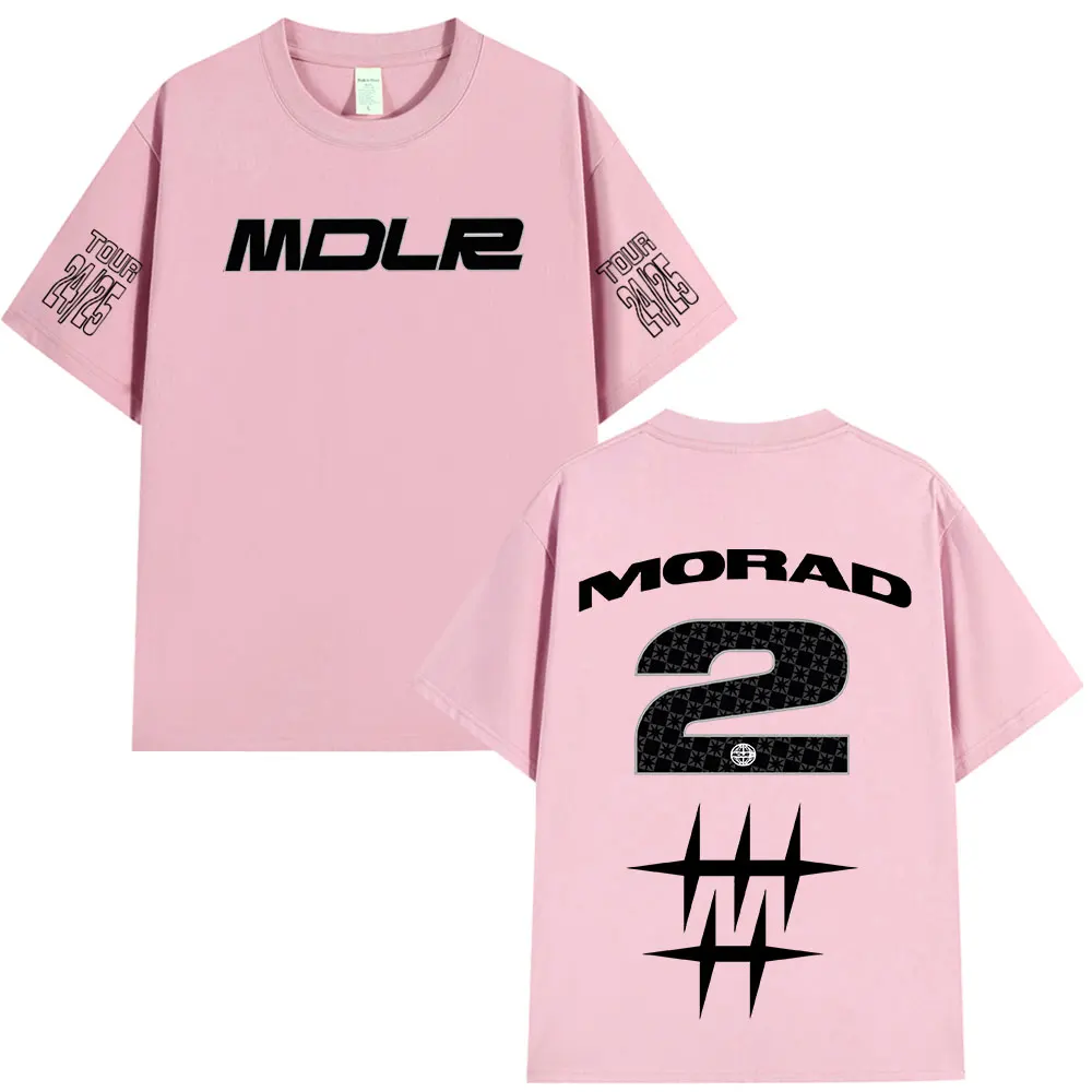 Rapper Morad MDLR T Shirts Männer Frauen Kleidung Mode Vintage T-shirt Baumwolle Casual Übergroßen Kurzarm T-shirts Streetwear – Detail 6