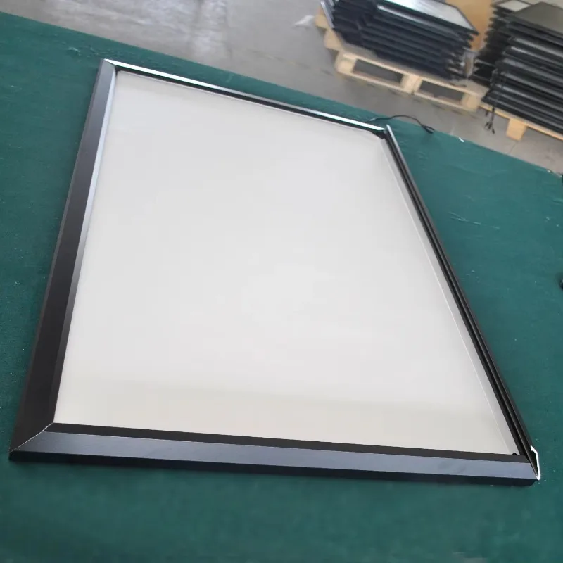 70cmX 100cm / LED Aluminum Movie Poster Light Box Sign Picture Frame Slim Snap Frame Menu LED Light Box