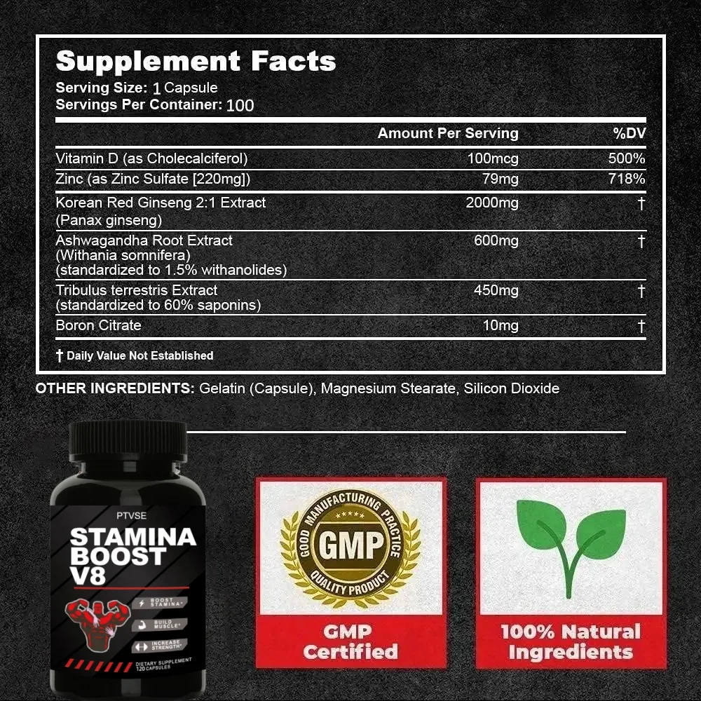 100% Premium Muscle Builder CAPSULES