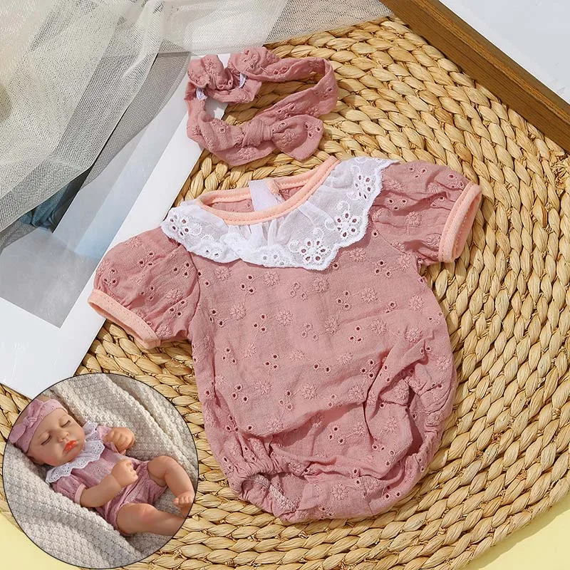40Cm Pop Kleding Jurk Jumpsuit Vest Voor 15.75Inch Nieuwe Baby Reborn Pop Accessoires Baby Meisje Diy Kleding Speelgoed voor Babypoppen