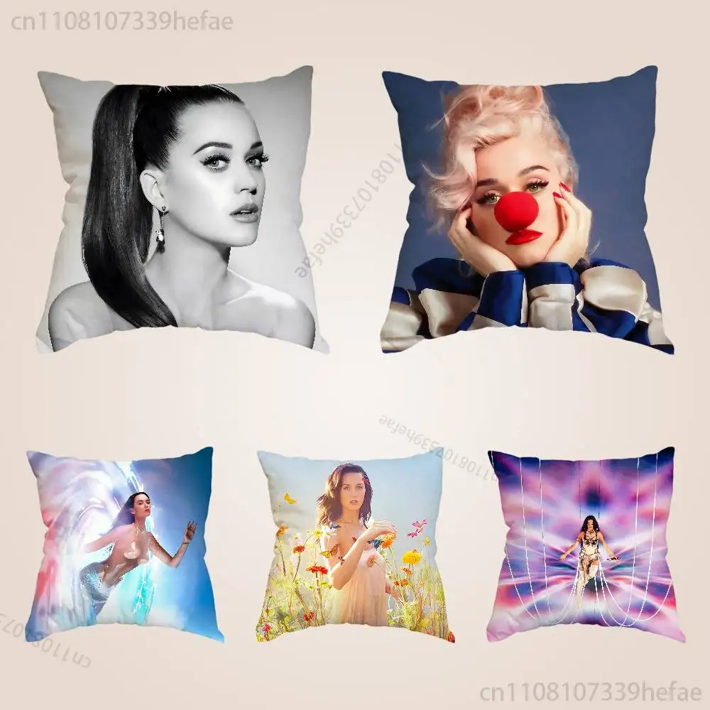 

K-Katy P-Perry Singers Throw Pillow Case For Decoration 30cm 50cm 55cm Square Home Pillowcase Case