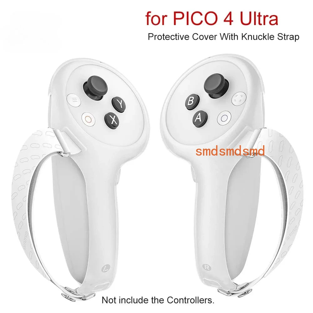 

Защитный чехол для контроллера PICO 4 Ultra с ремешком на костяшку пальца, 1 пара игровых VR-накладок на рукоятки, фиксирующая лента
