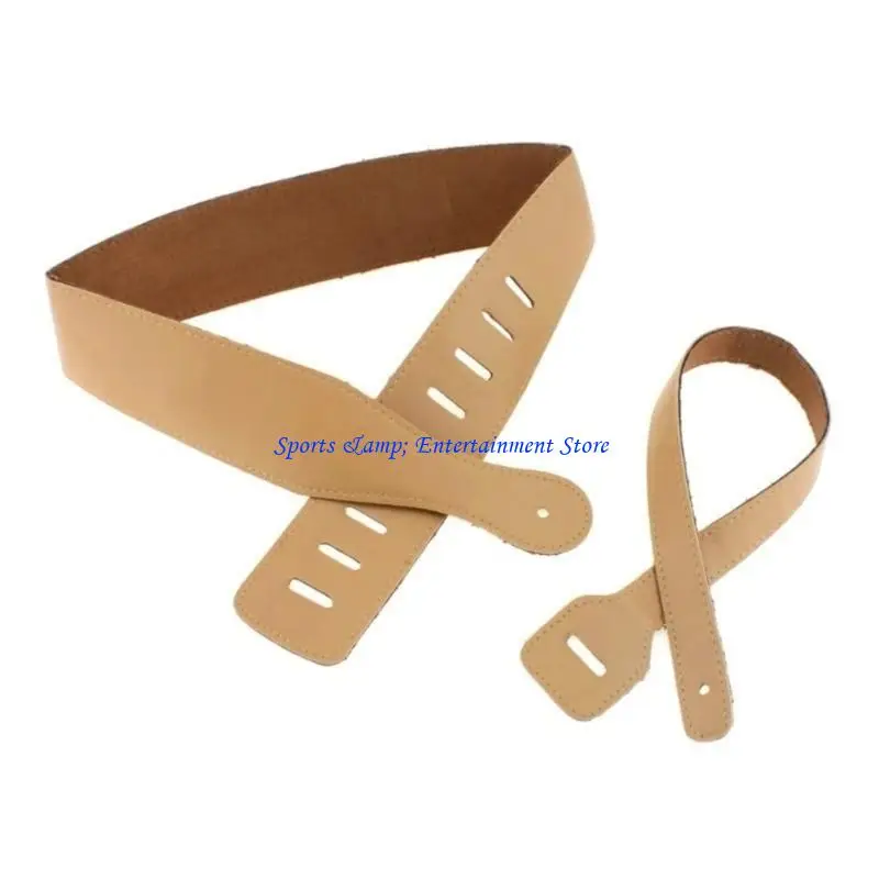 G7NF Heavy Type Leather Guitar Strap Adjustable Length Versatile Musical Instrument Strap For Weight Distribution