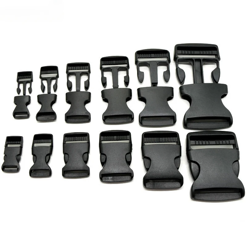 5/10pcs15/20/25/32/38/50mm Adjustable Belt Buckle Plastic Buckle Backpack Adjustment Buckle Backpack Accessories