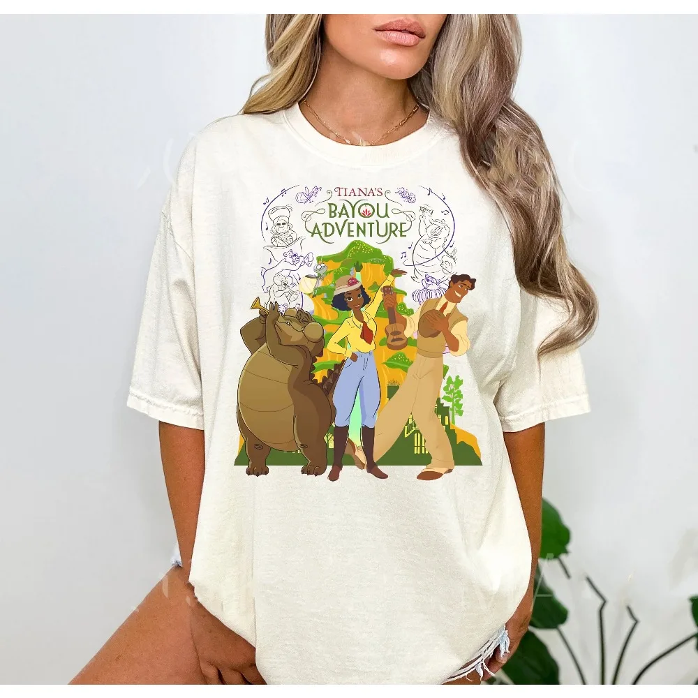 Cute Tiana'S Bayou Adventure Matching Shirt, Disney Princess and The Frog T-Shirt, Louis Naveen Ray Tee, Disneyland Family
