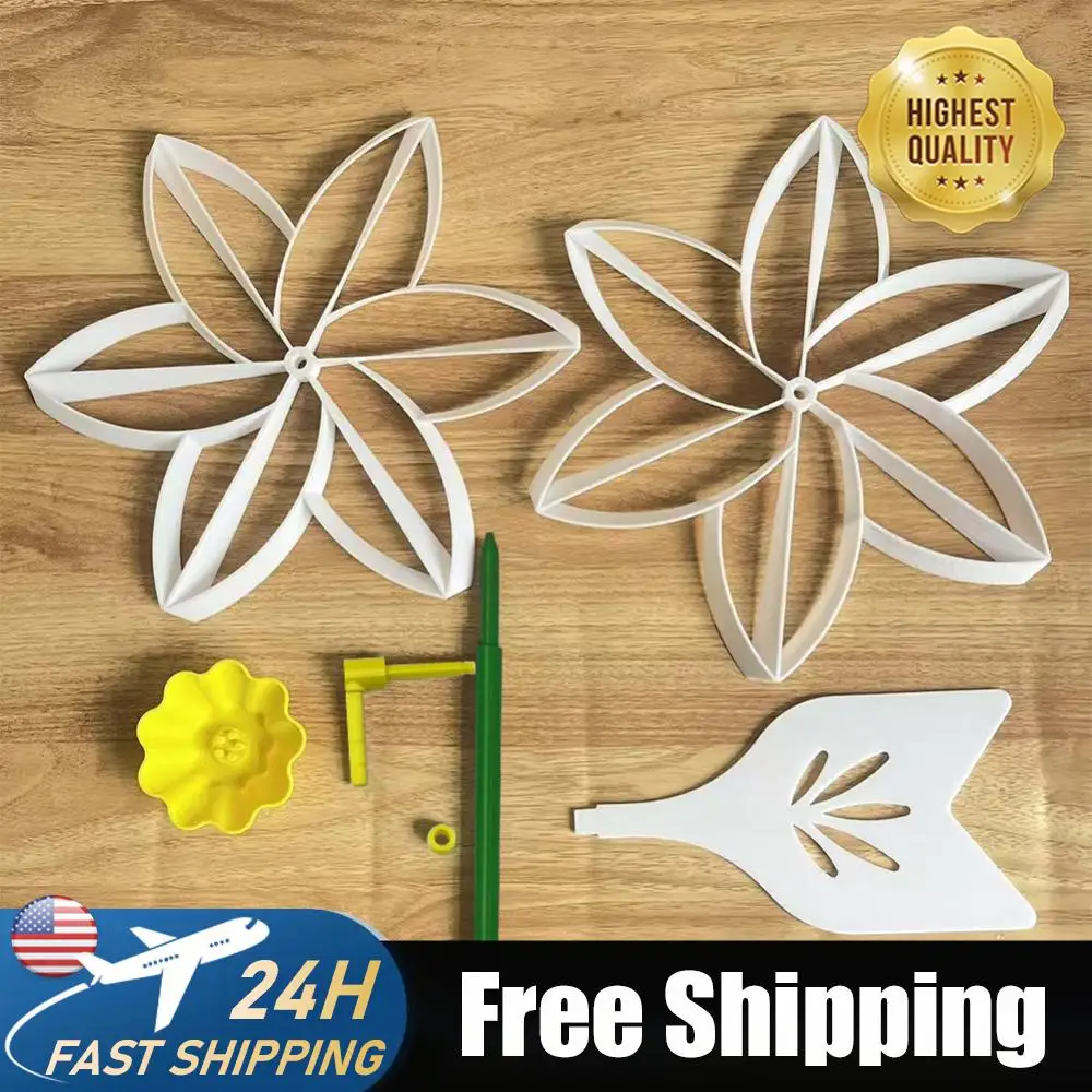 

Sunflower Wind Spinner Outdoor Decoration Lawn Pinwheel Sunflower Pinwheel for Yard Lawn Patio Decor