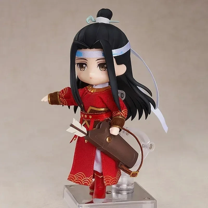 Genuine Original MoDaoZuShi Q-Version Night-Hunt Ver Pvcwei Wuxian Lan Wangji Anime Figure Model Dolls Christmas/Birthday Gift