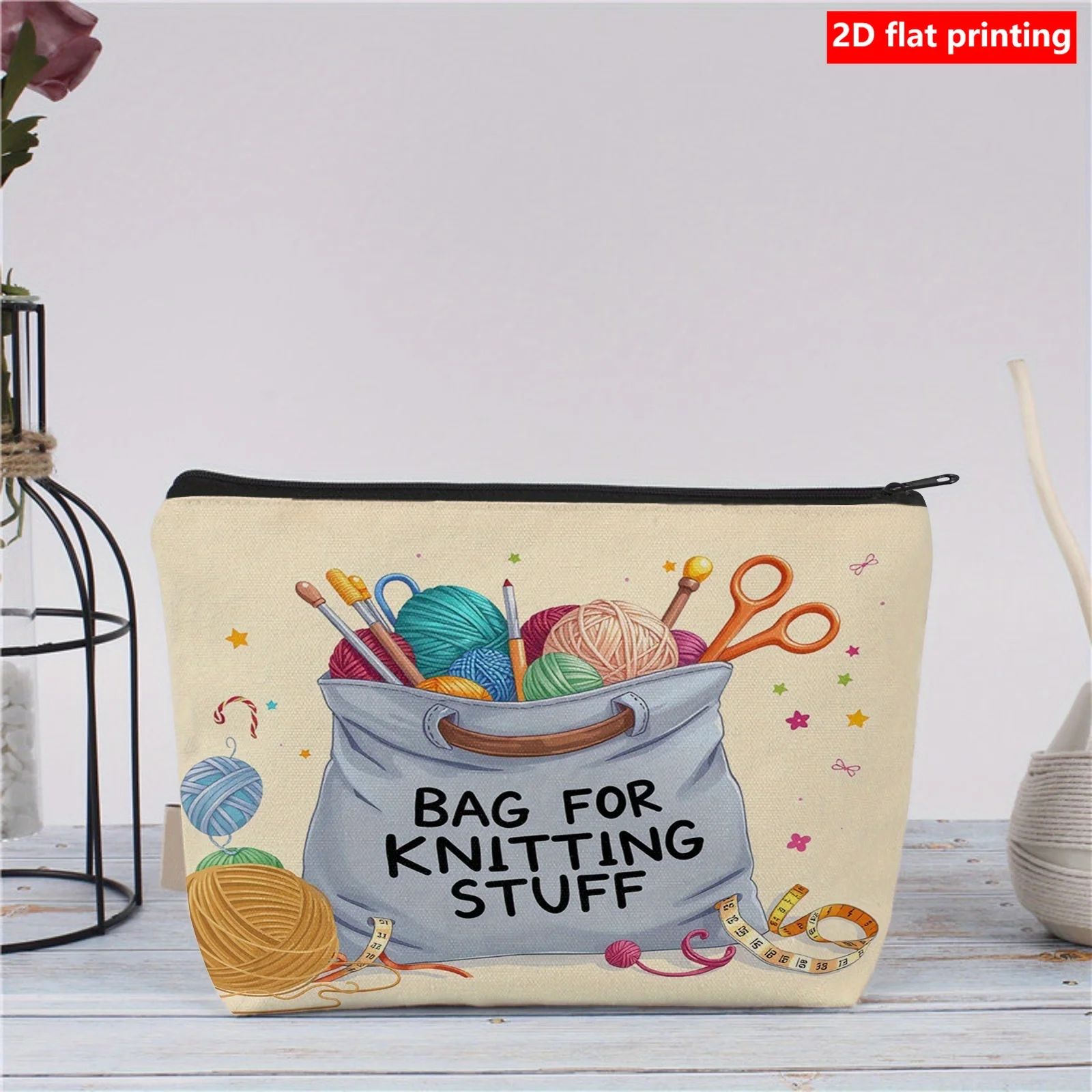 Printed storage bags are suitable for storing data cables, cosmetics, needles and thread, and other household items.