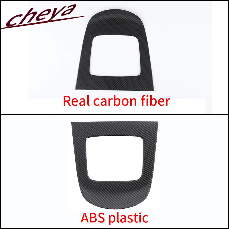 For Mercedes-Benz G-Class G500 W465 2025+ ABS plastic/Real carbon fiber Car central control gear panel decorative frame sticker