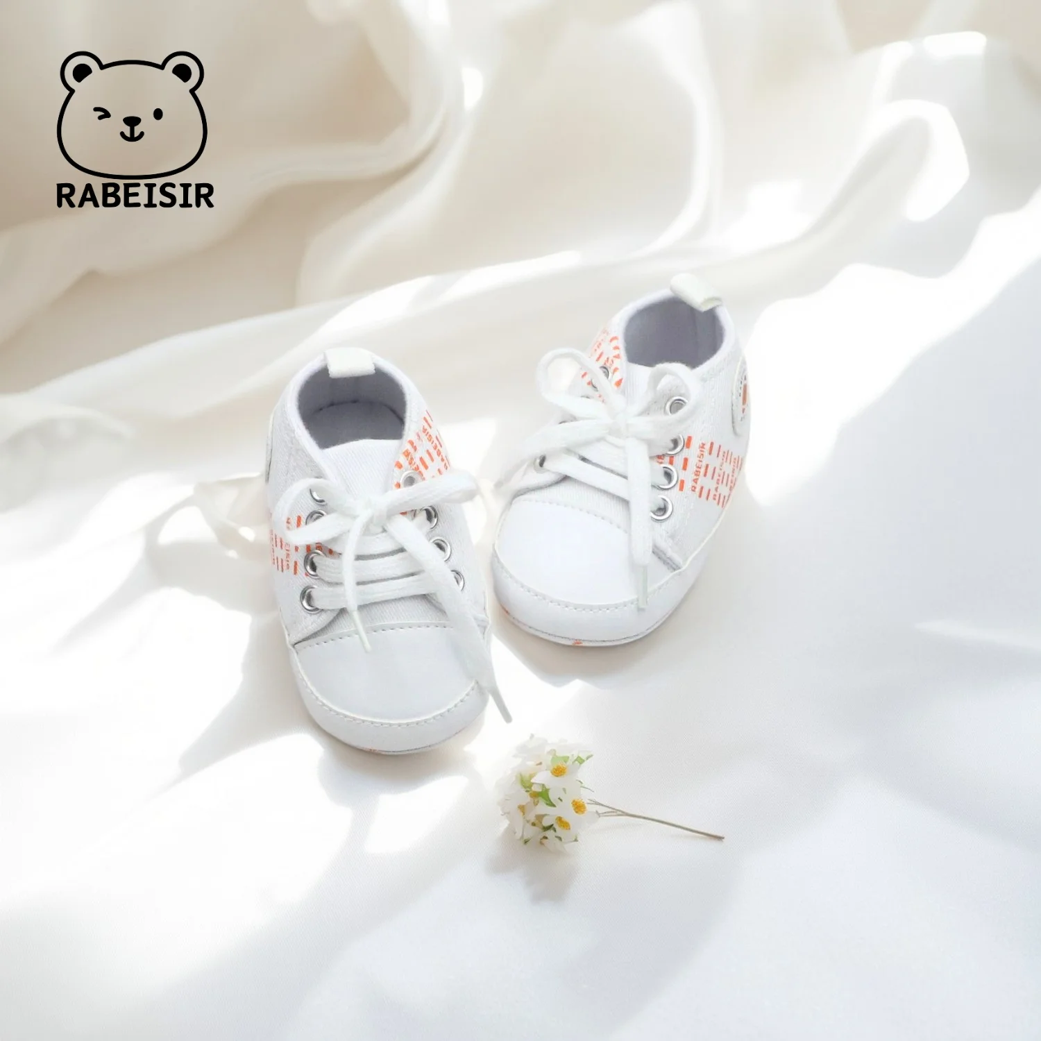 حذاء قماش للأطفال، حذاء مشي للأطفال، نعل ناعم، مضاد للانزلاق، مسامي، 0-1 ونصف سنة، إصدار لجميع المواسم