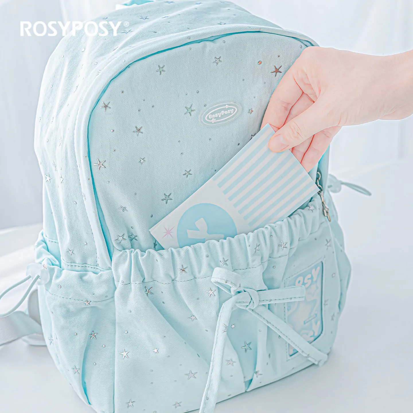 Subculture Y2k Star Bow Student Shock Absorber Backpack Girl Korean Cute Travel Large Capacity College Style Schoolbag for Women
