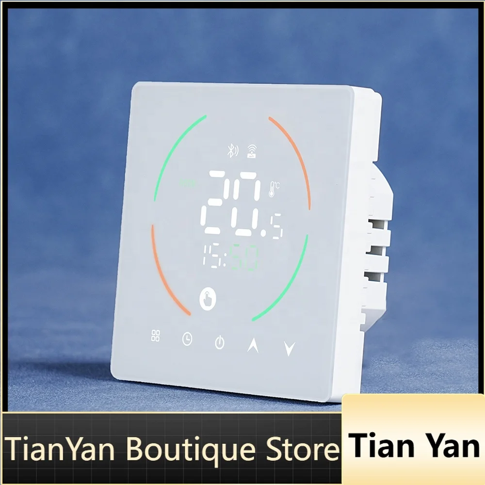 EE1 Power Off Memory Design Smart Home Temperature Controller Programmable Smart Thermostat For Electric Floor Heating System
