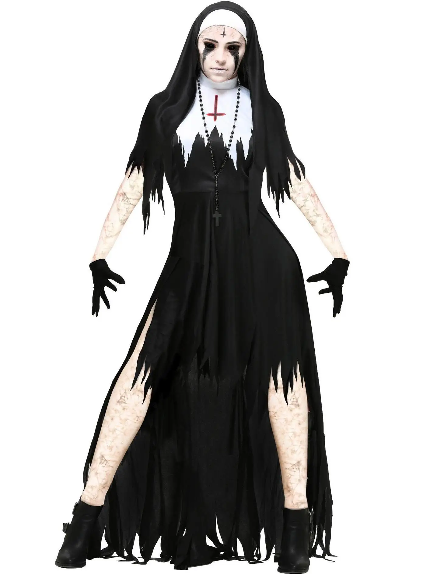 

Halloween Zombie Cosplay Costume Demon Theme Ladies' Traditional Ethnic Stage Costume Chinese Manufacturer