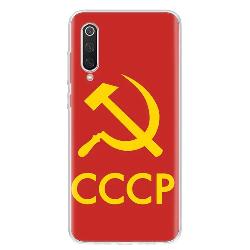 Soviet Union USSR Flag Cover Phone Case For Xiaomi Redmi Note 13 12 12S 11 11S 10 10S 9 9S 11T 11E Pro Plus 8 8T 7 + Coque Cover