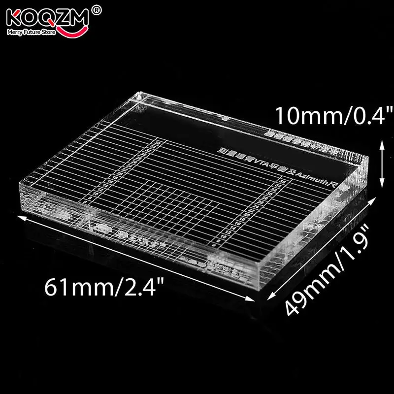 TOCADISCOS de vinilo LP, regla de Azimuth, Cartucho de equilibrio, regla de Azimuth, tocadiscos de carcasa de cabeza