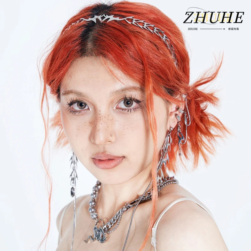 Snake Bone Long Earrings Y2k Sweet Wind For Girls Jewelry Accessories Party Gifts
