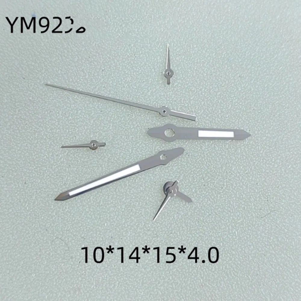 Watch movement accessories suitable for YM92 movement, men's hands, multiple hands, gold silver, six hands, hour and minute hand