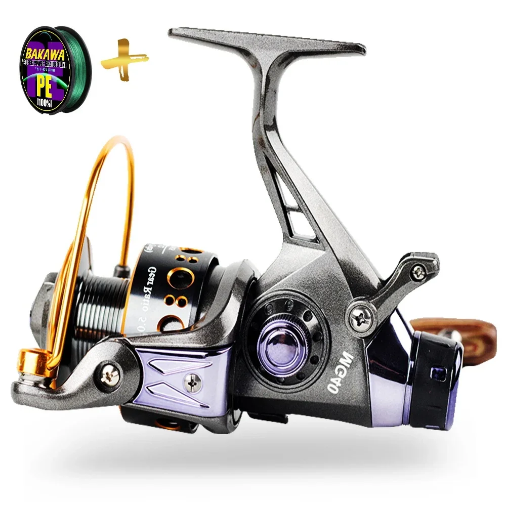 MG30-60 Series Spinning Fishing Reel Professional 5.2:1/5.0:1 Gear Ratio Carp Wheel Carp Saltwater Freshwater Fishing Reel Pesca